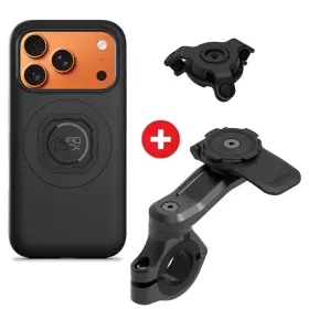 Pack Quad Lock Coque iPhone 17 Pro + Réducteur de Vibration + Support Guidon Pro