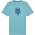 T-shirt Fox Bark Tech Bleu Vintage
