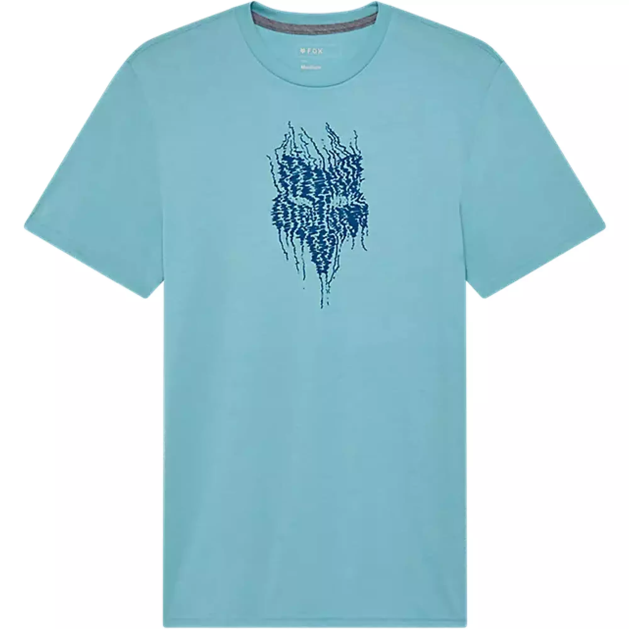 T-shirt Fox Bark Tech Bleu Vintage