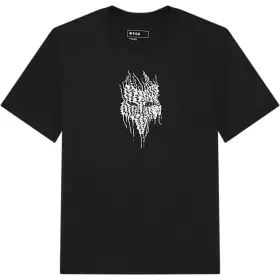 T-shirt Femme Fox Bark Tech Noir