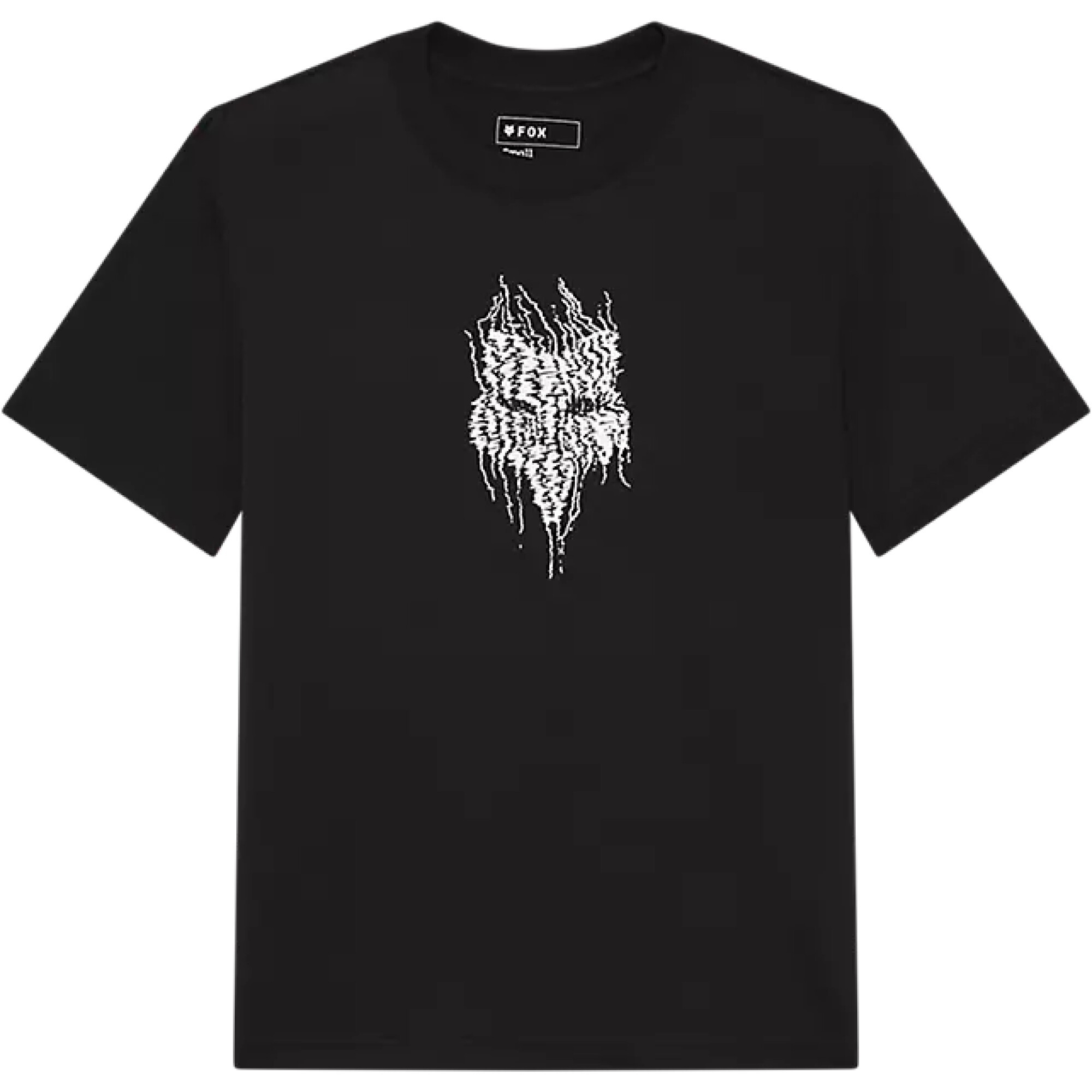 T-shirt Femme Fox Bark Tech Noir