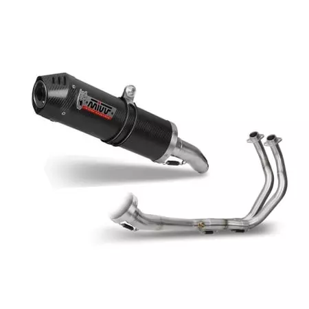 Ligne complète MIVV Oval carbone/casquette carbone Pour Yamaha MT-07