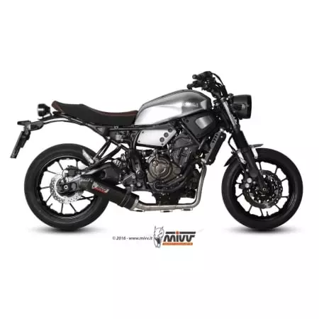 Ligne complète MIVV Oval inox silencieux carbone Pour Yamaha XSR700