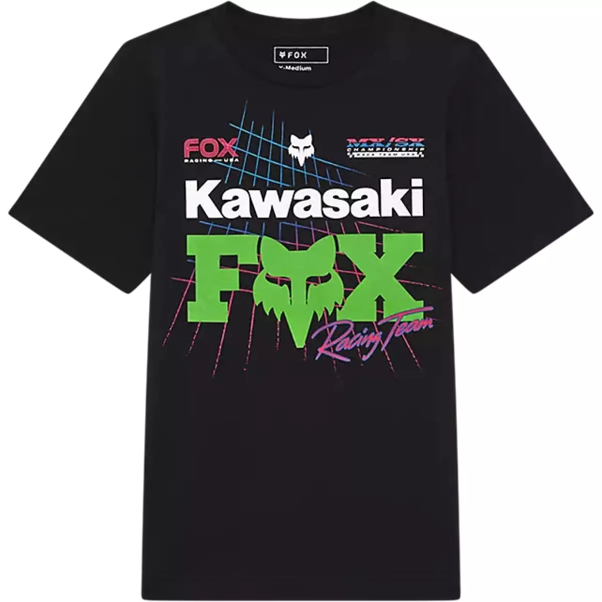 T-shirt Enfant Fox Kawasaki Noir