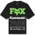 T-shirt Fox Oversized Kawasaki Noir