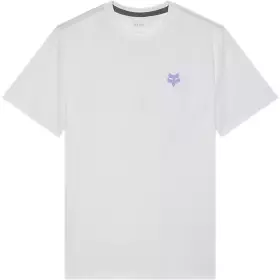 T-Shirt Fox Frequency Tech Blanc