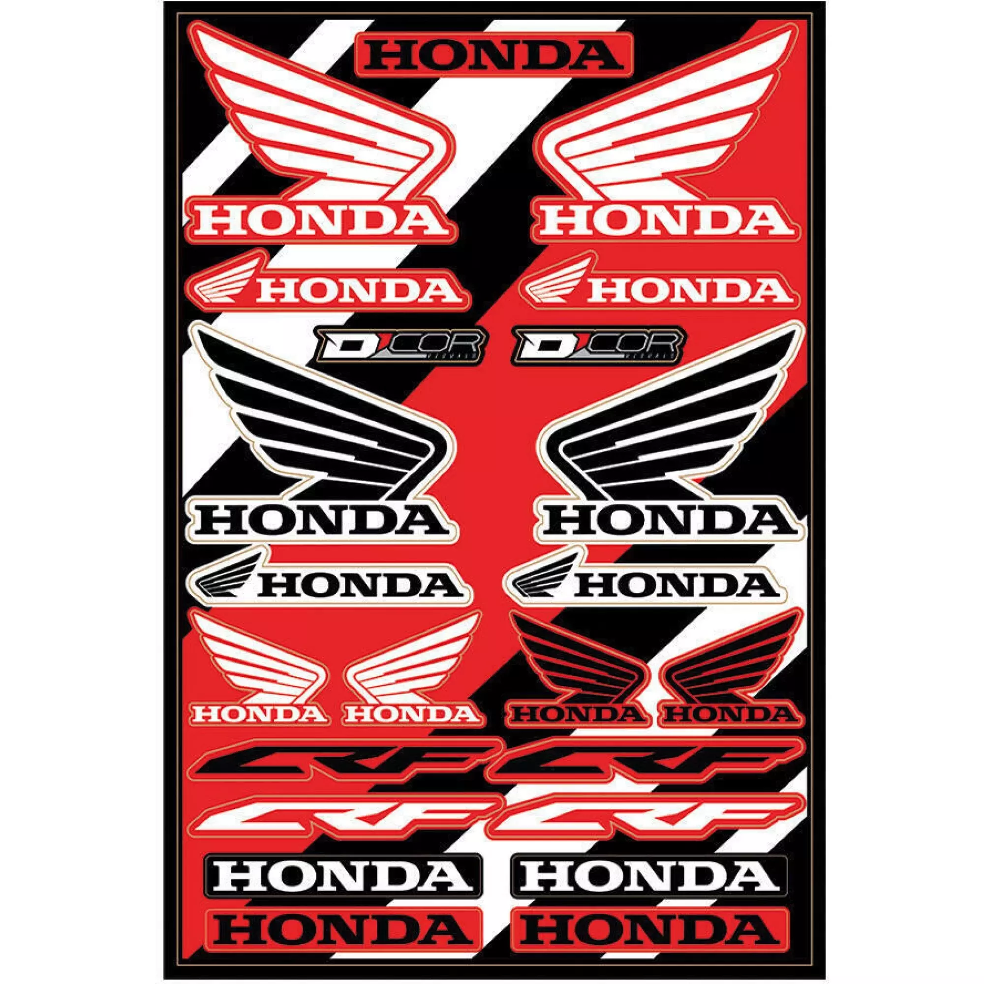 Planche D'autocollants Honda Prorima