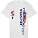 T-shirt Fox Honda Blanc