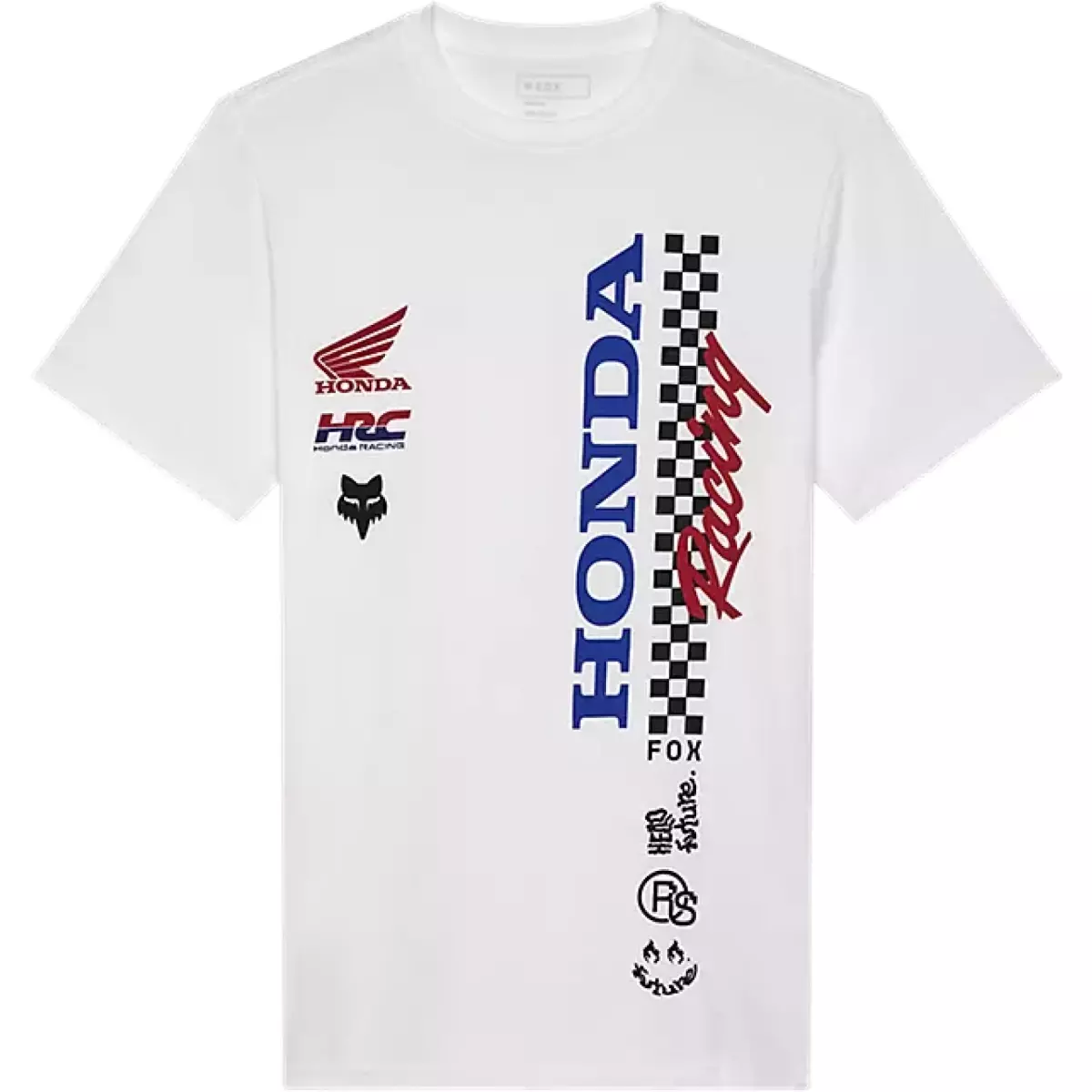 T-shirt Fox Honda Blanc