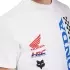 T-shirt Fox Honda Blanc