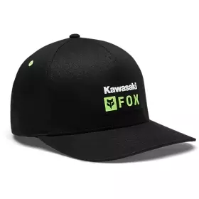 Casquette Fox Kawasaki Flexfit Noir