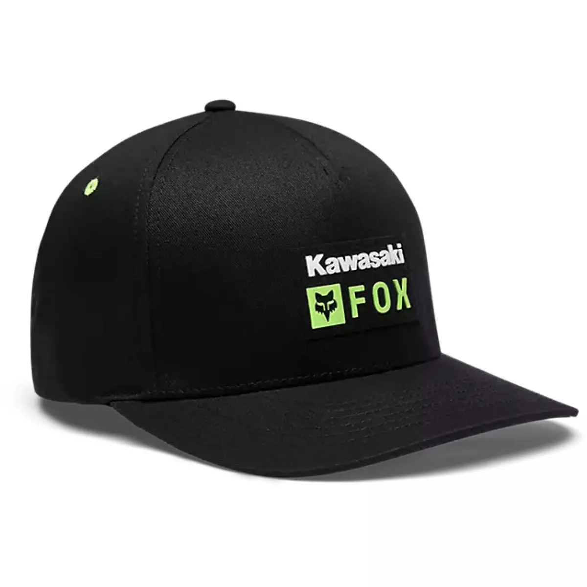 Casquette Fox Kawasaki Flexfit Noir
