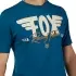 T-shirt Fox Winged Premium Bleu