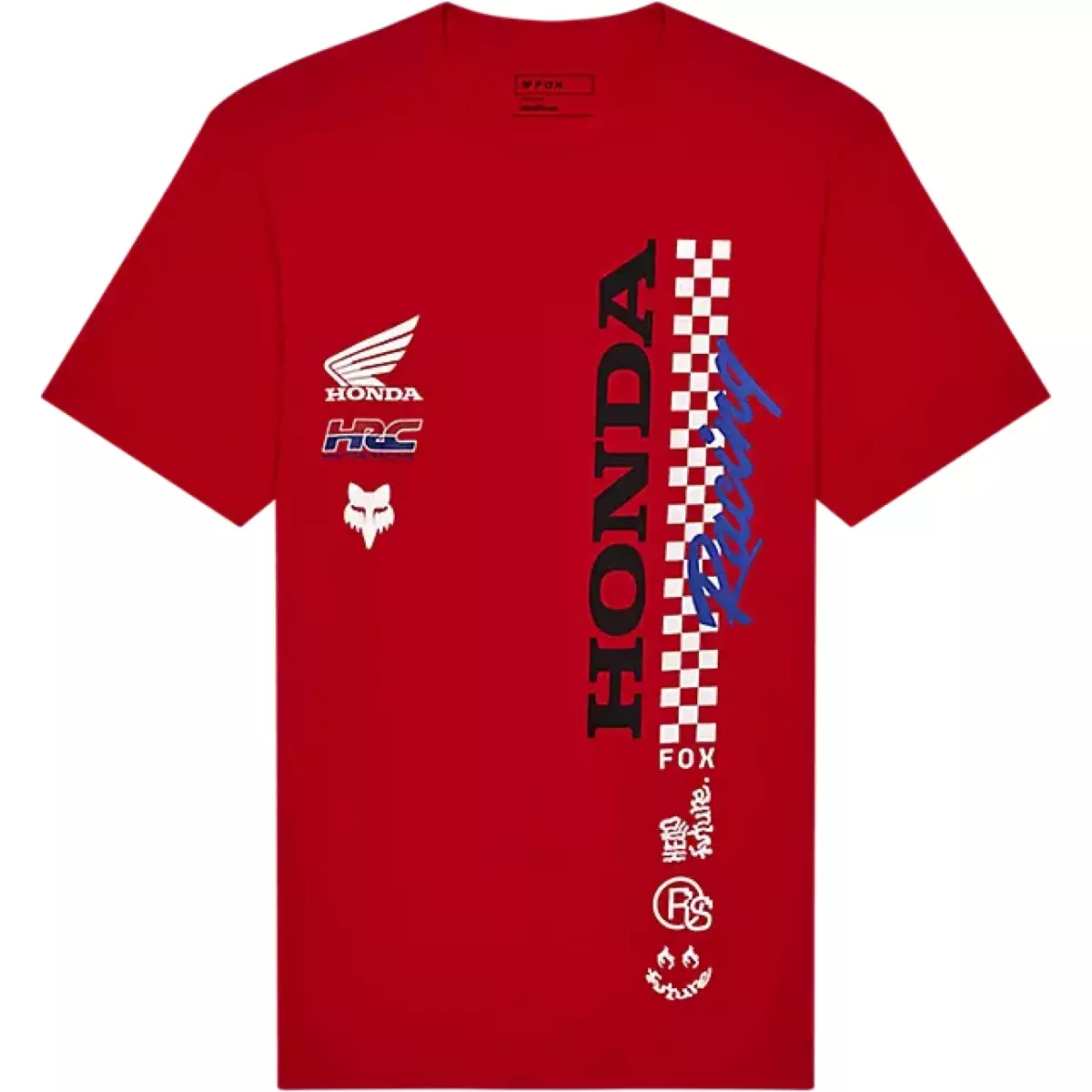 T-shirt Fox Honda Rouge