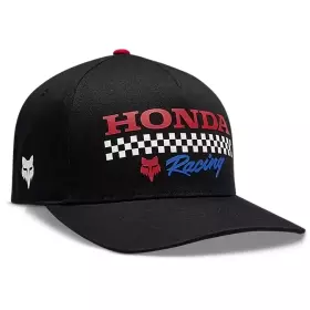 Casquette Fox Honda Flexfit Noir