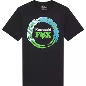 T-shirt Fox Kawasaki Noir