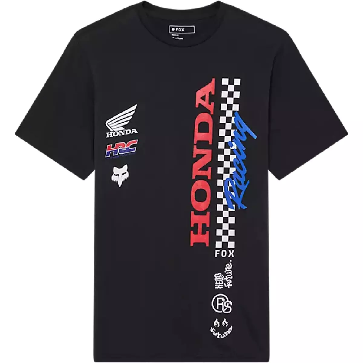 T-shirt Fox Honda Noir