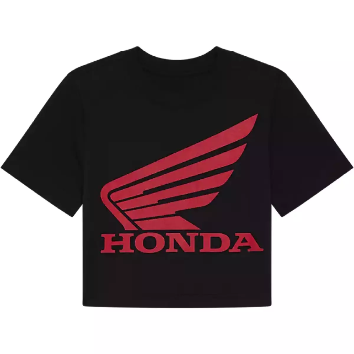 T-shirt Femme Fox X Honda Baby Noir