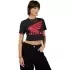 T-shirt Femme Fox X Honda Baby Noir
