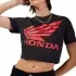 T-shirt Femme Fox X Honda Baby Noir