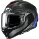 Casque HJC F100 Carbon Stan MC21 Noir Rouge Bleu