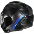 Casque HJC F100 Carbon Stan MC21 Noir Rouge Bleu