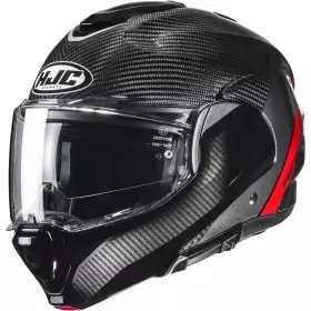 Casque HJC F100 Carbon Stan MC1 Noir Bleu