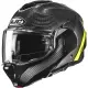 Casque HJC F100 Carbon Stan MC3H Noir Jaune