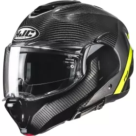 Casque HJC F100 Carbon Stan MC3H Noir Jaune