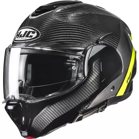 Casque HJC F100 Carbon Stan MC3H Noir Jaune