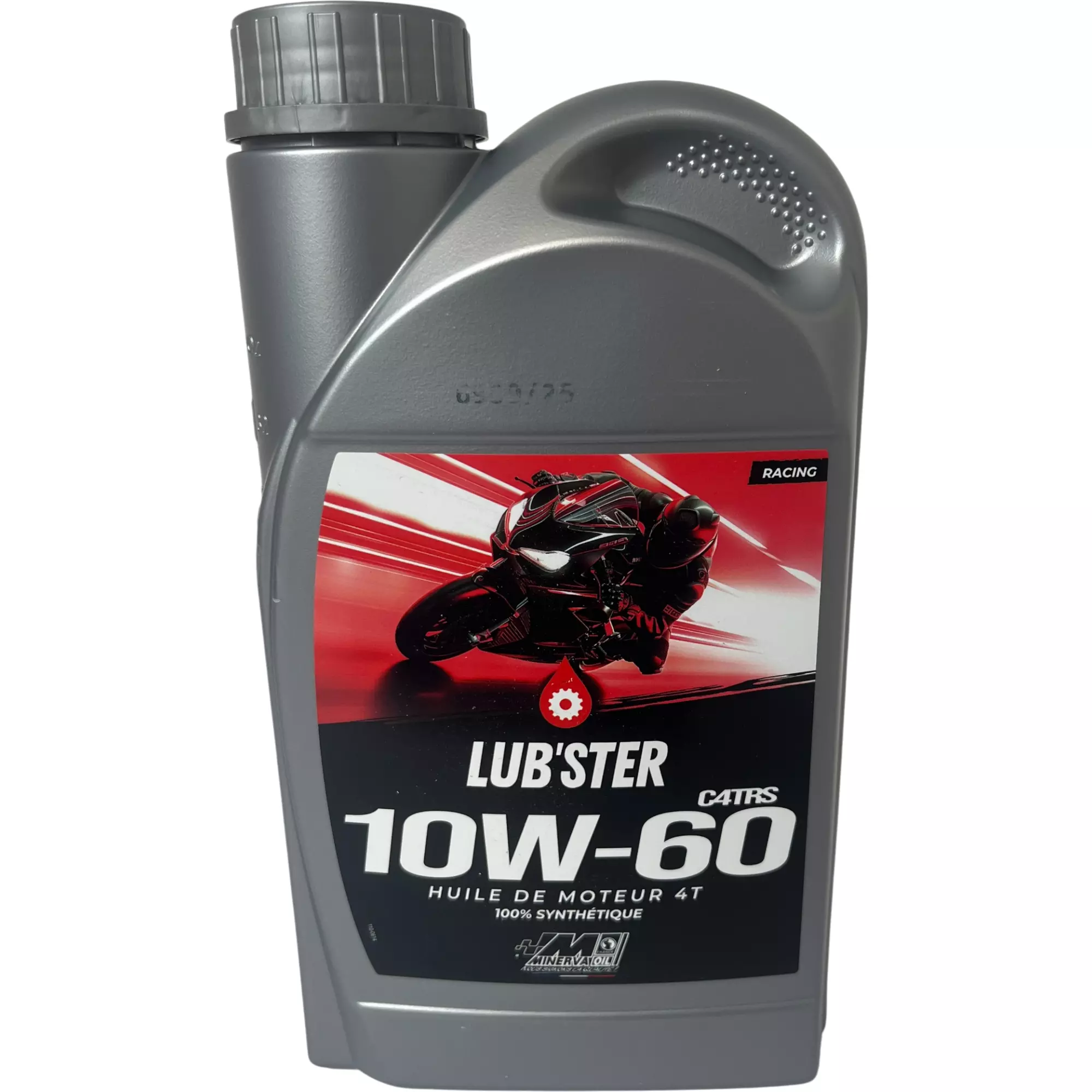 Huile Moteur 4T Lub'ster By Minerva 10W60 Racing Synthétique - 1 Litre