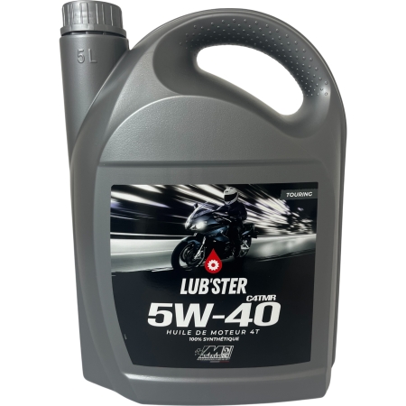 Huile Moteur 4T Lub'ster By Minerva 5W40 Synthétique - 5 Litres - Produits entretien LUB'STER