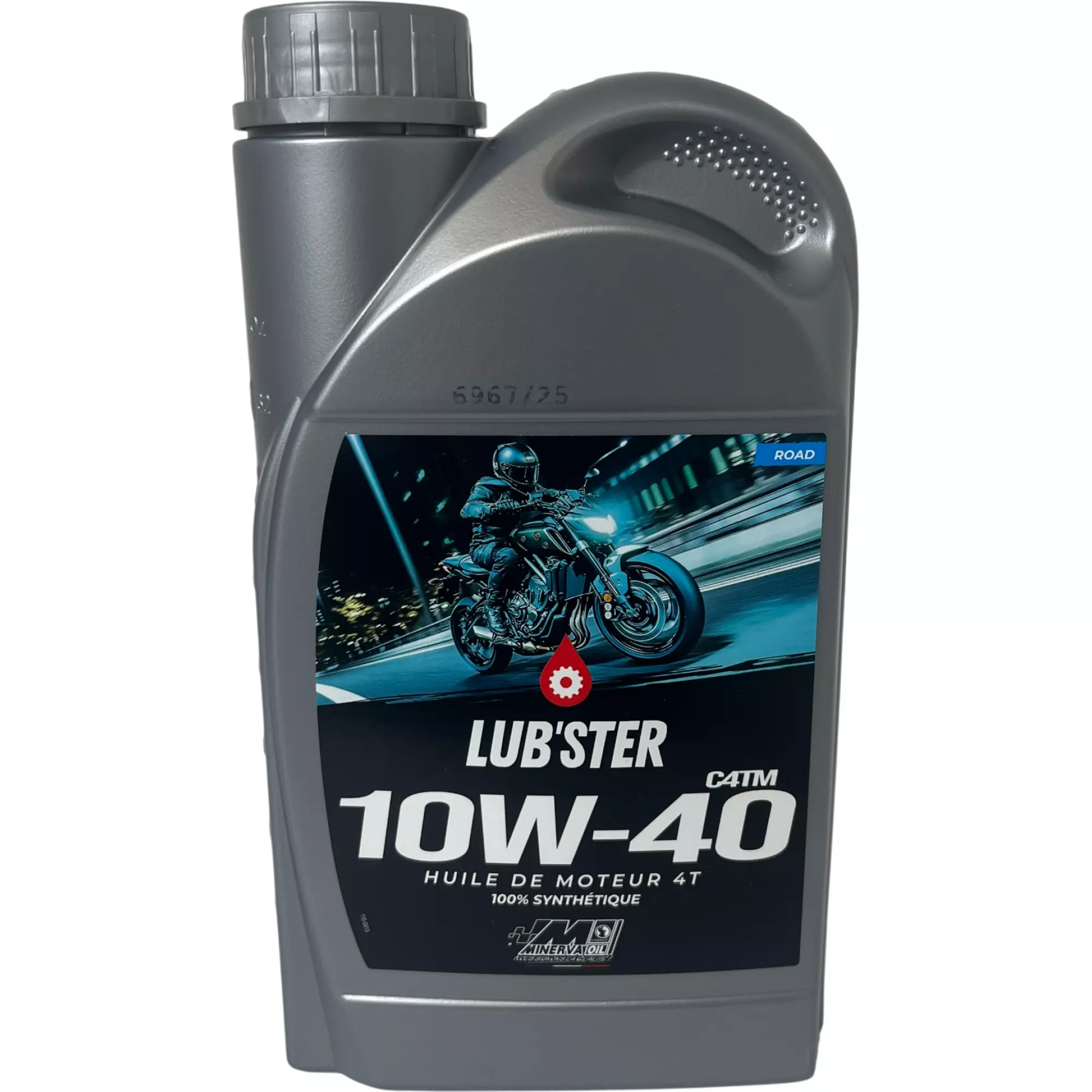 Huile Moteur 4T Lub'ster By Minerva 10W40 Synthétique - 1 Litre