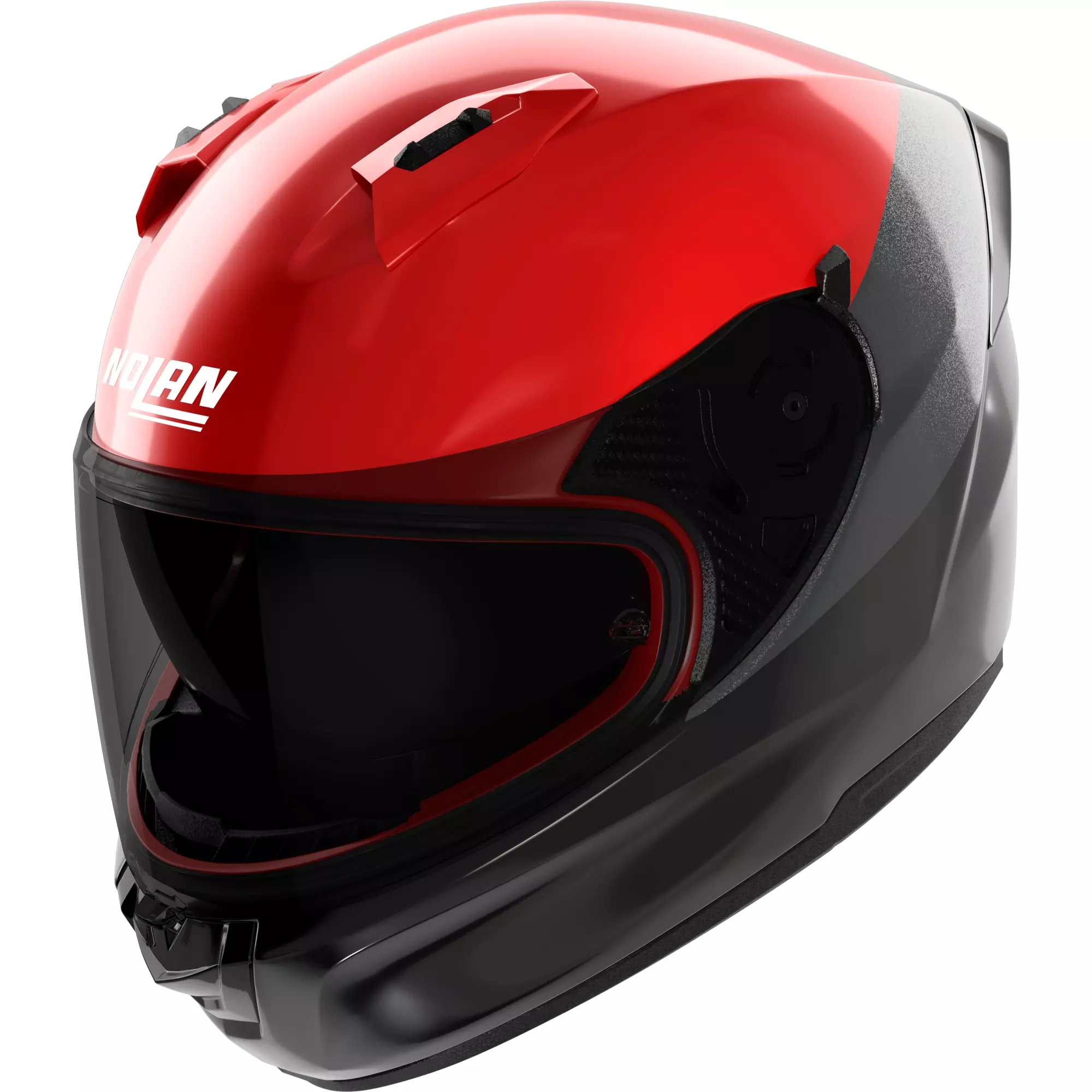 Casque Nolan N60-6 Verniciatura Speciale Noir Gris Rouge