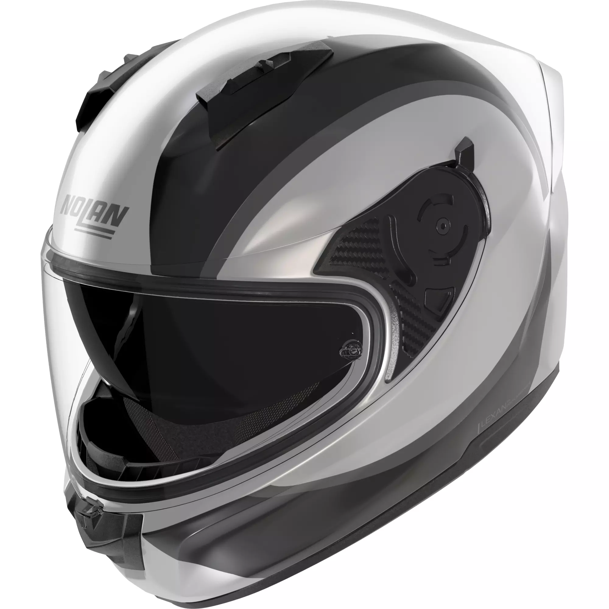 Casque Nolan N60-6 Bifase Blanc Noir
