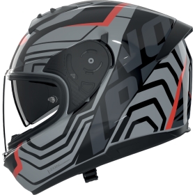 Casque Nolan N60-6 Eclettico Noir Gris Rouge