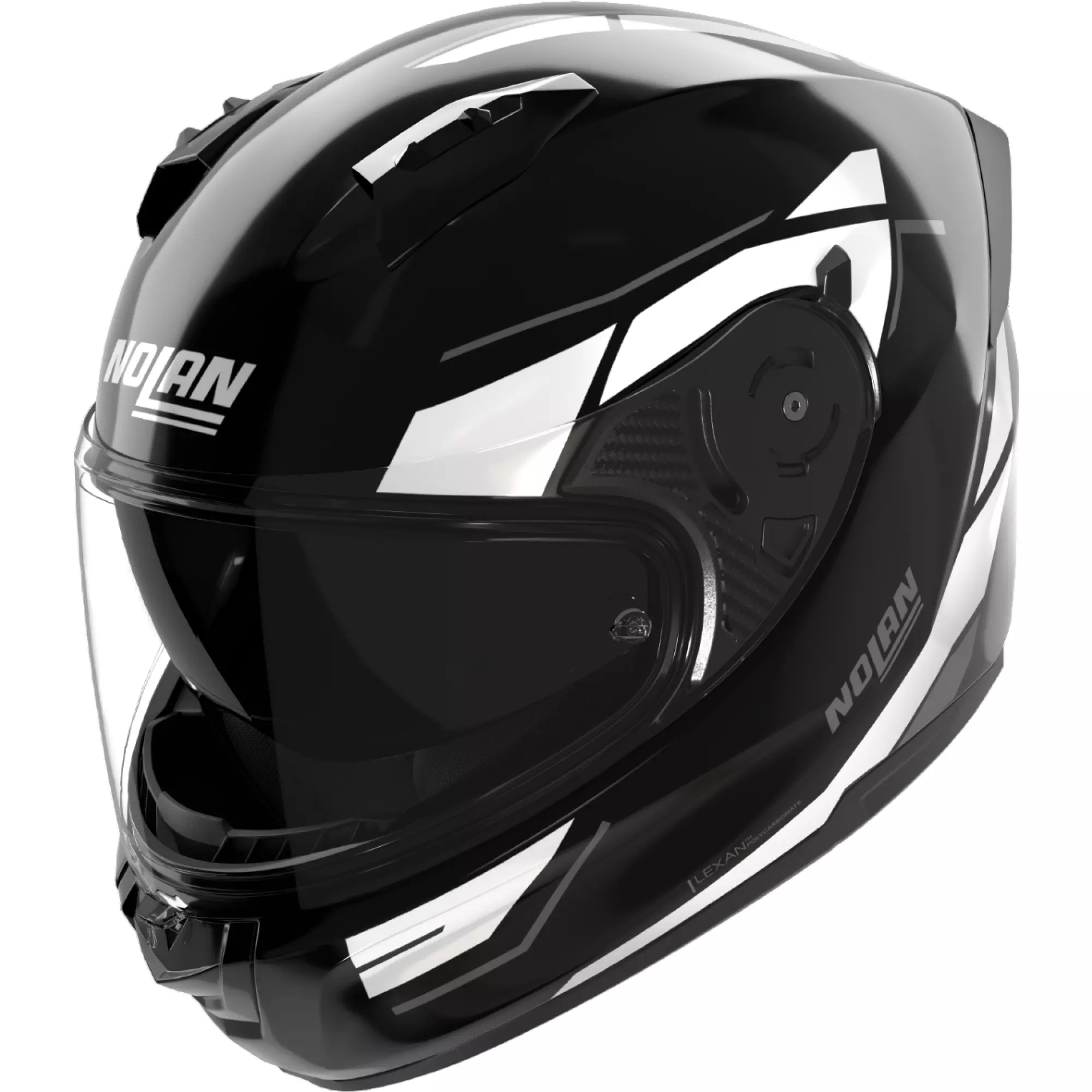 Casque Nolan N60-6 Sincrono Noir Blanc