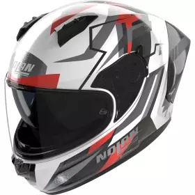Casque Nolan N60-6 Sport Corsa Blanc Noir Rouge