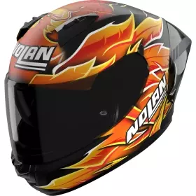 Casque Nolan N60-6 Sport Replica Iannone Noir Orange Rouge