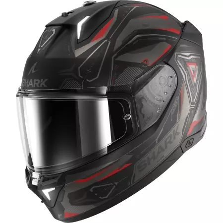 Casque Shark Skwal I3 Linik Noir Rouge Mat - Casque Intégral SHARK