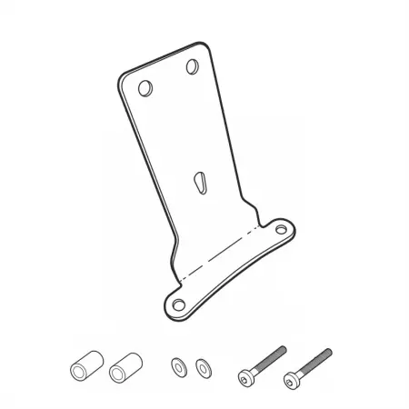 Kit Fixation Dosseret Shad Silence S01 / Seat MÓ 125 /Performance