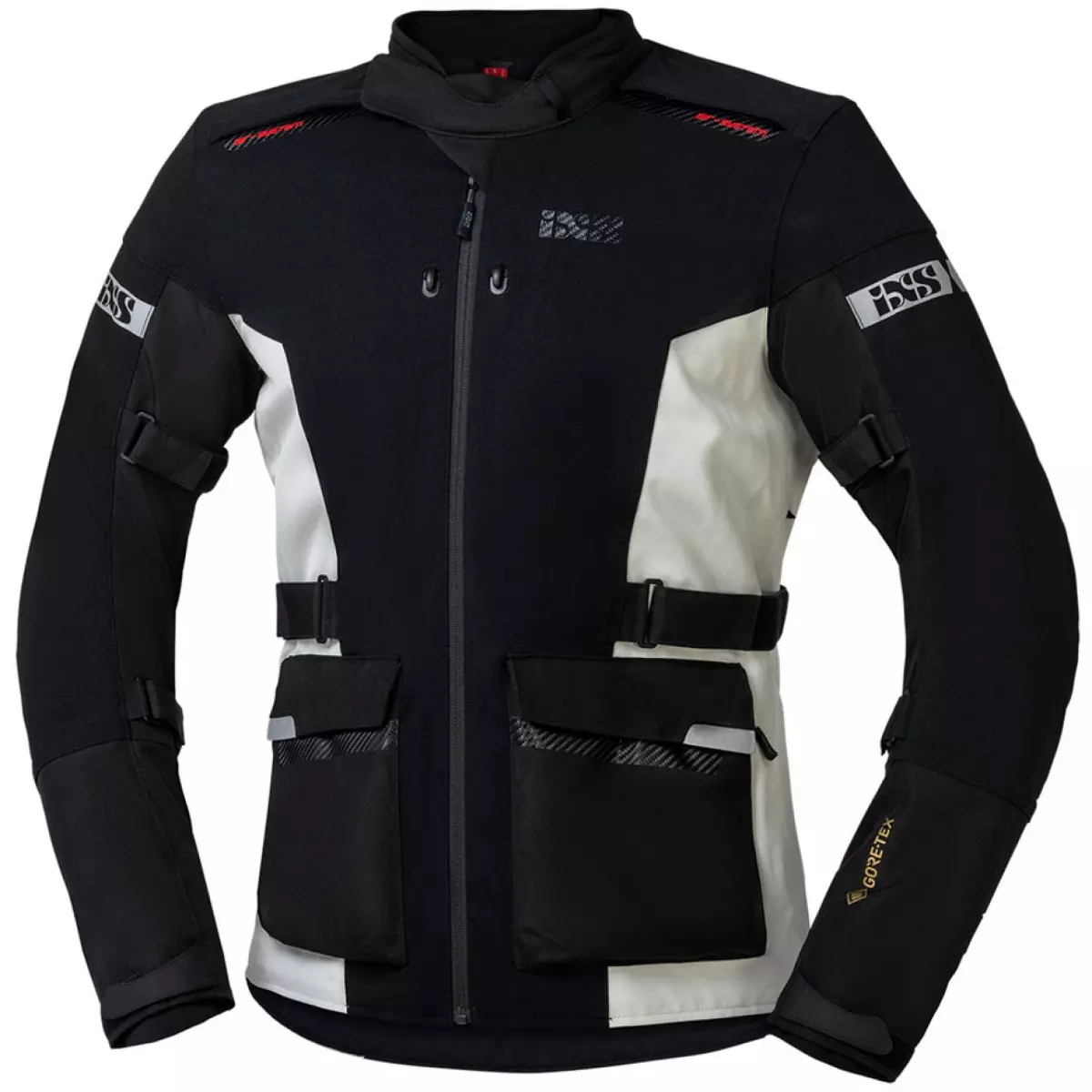 Veste IXS Tour Horizon GTX Grande Taille Blanc Noir