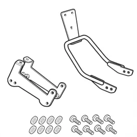 Kit Fixation Dosseret Shad Ducati Diavel 1200