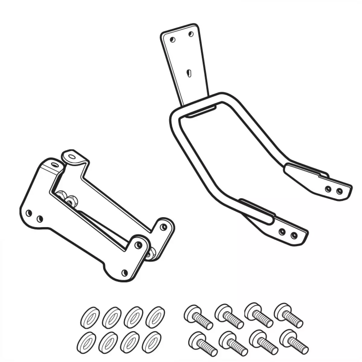 Kit Fixation Dosseret Shad Ducati Diavel 1200