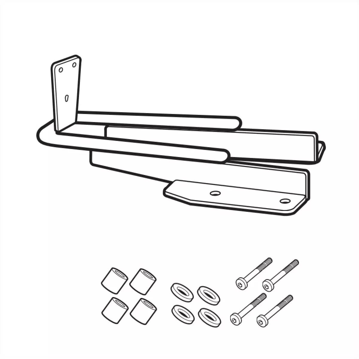 Kit Fixation Dosseret Shad Honda CTX700