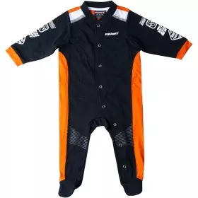 Body Enfant Kenny Racing Romper Noir Orange Fluo