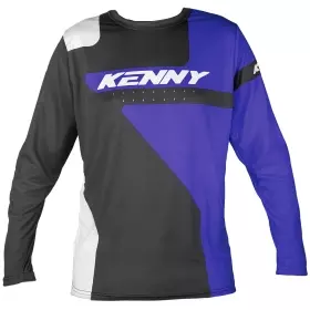 Maillot Cross Kenny Raptor Bleu Noir