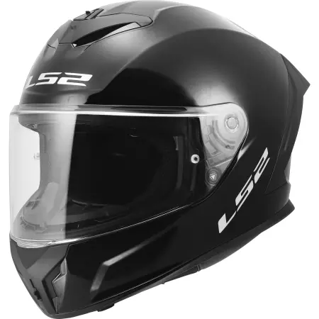 Casque LS2 FF820 Rapid III Solid Noir Brillant