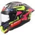 Casque LS2 FF805 Thunder GP Replica Aldeguer 25 Noir Rose Jaune