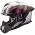 Casque LS2 FF820 Rapid III Boho Blanc Noir Rose